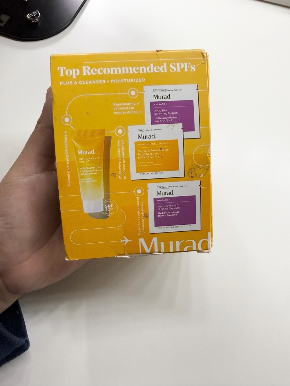 Murad SPF’s Travel Size Samples Sunscreen Set AM & PM
